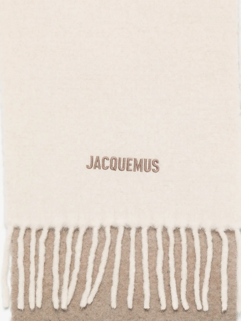 Jacquemus L'écharpe Moisson sjaal Beige
