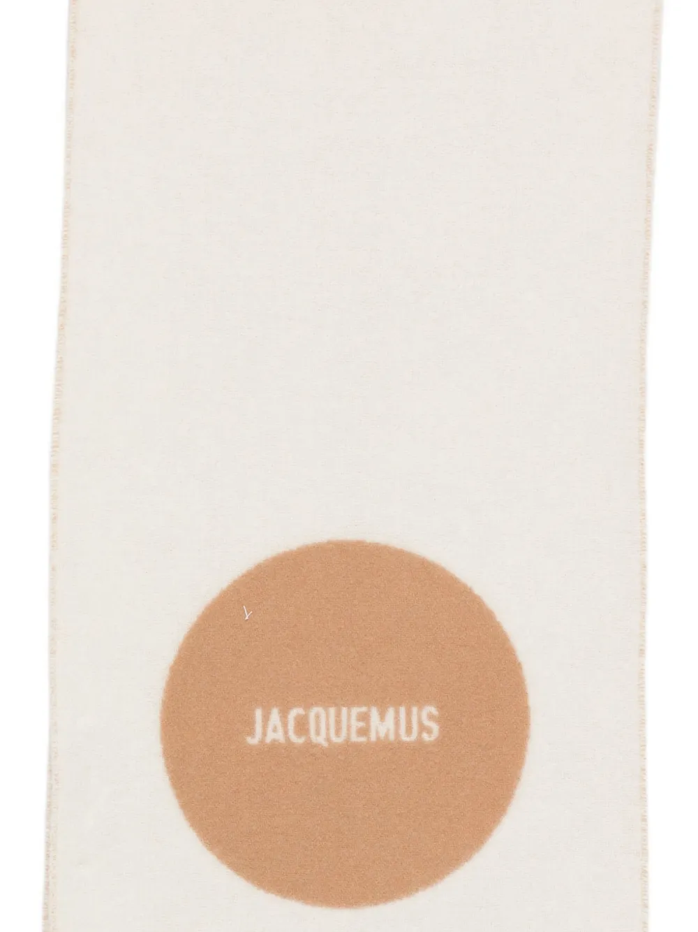 Jacquemus L'écharpe Rond Carré sjaal Beige
