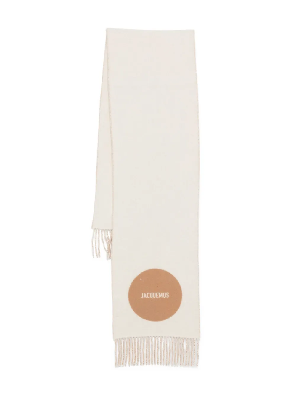 Jacquemus L'écharpe Rond Carré sjaal Beige