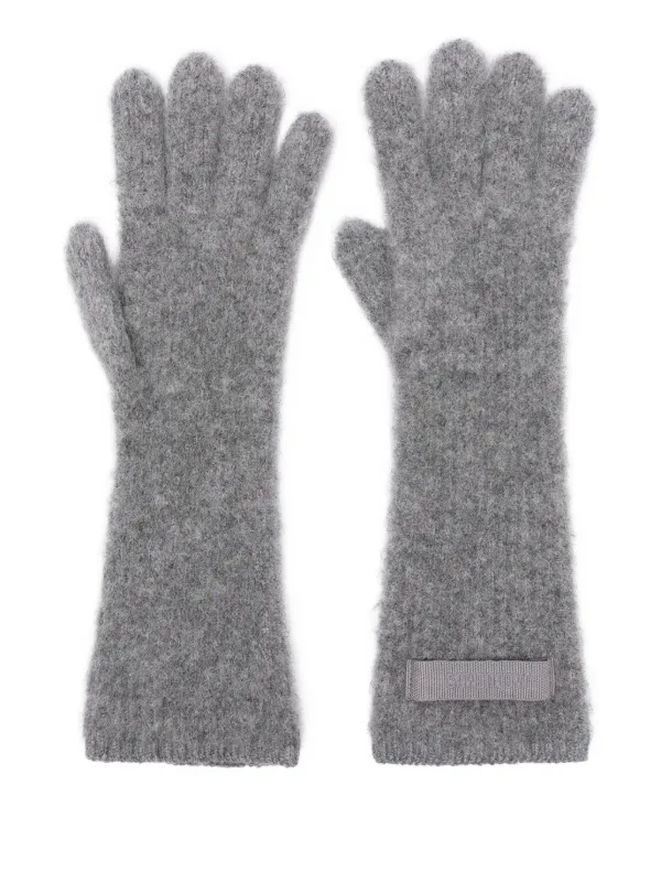 [Jacquemus]ジャックムス 'Les Gants Gros Grain' Grey Gl 手袋 Jacquemus Les Gants Gros Grain 手袋 | グレー | FARFETCH JP