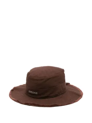 Jacquemus Le Bob de-Nimes Bucket Hat | Brown | FARFETCH