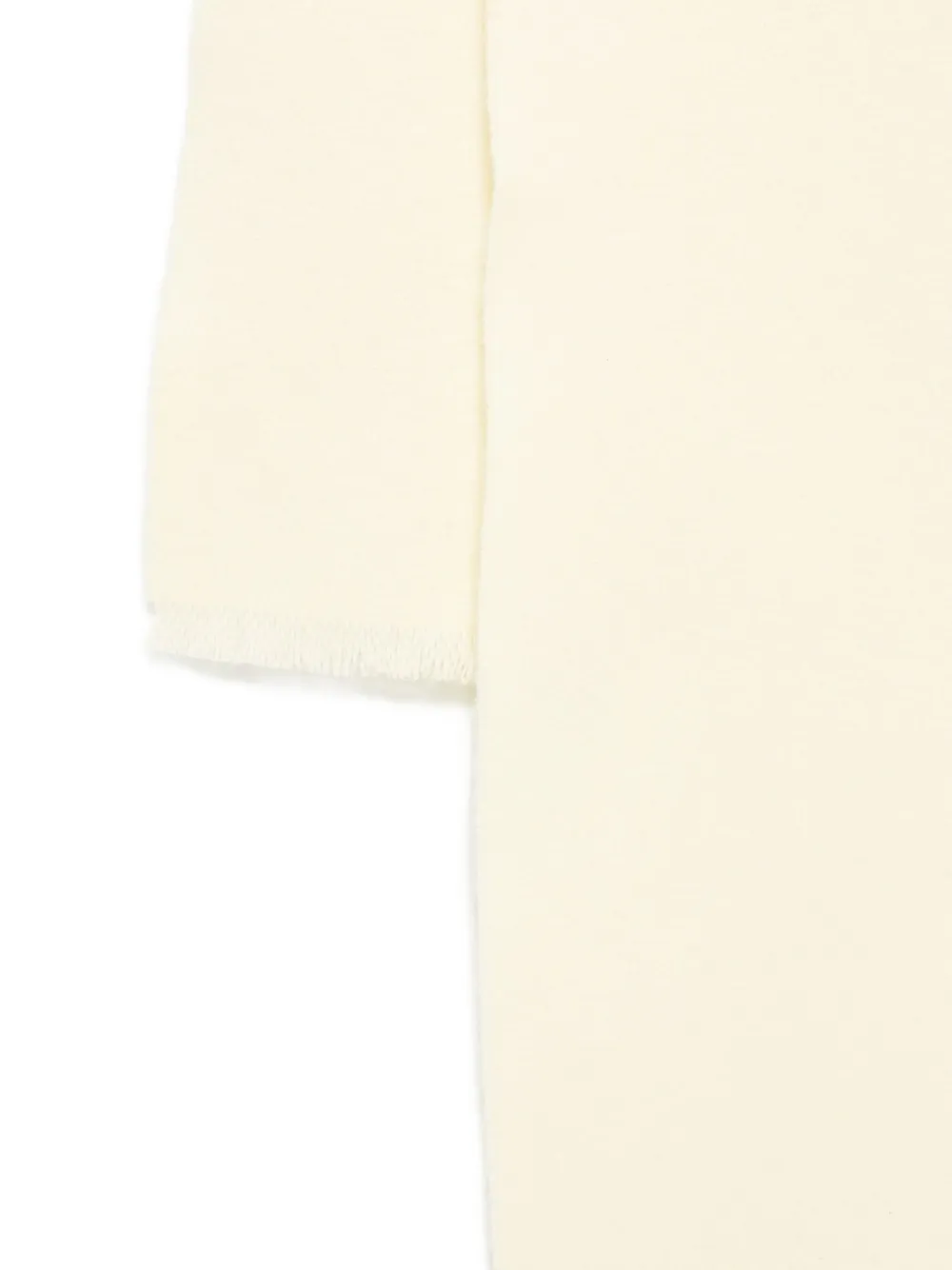 Jacquemus Embroidered-edge Scarf In Neutral