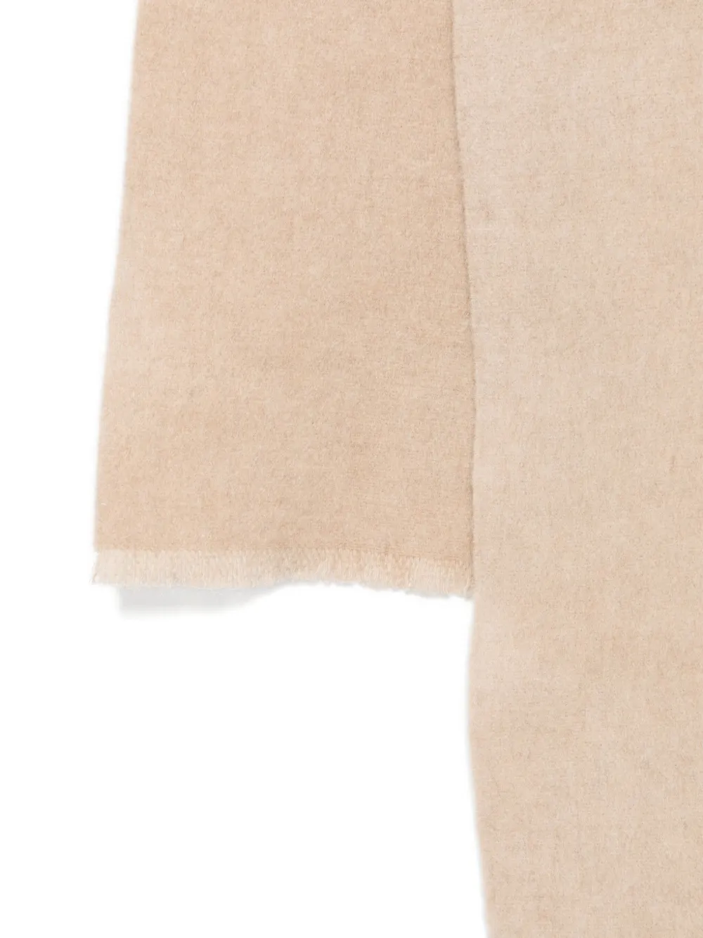 Jacquemus Embroidered Wool Scarf In Neutral
