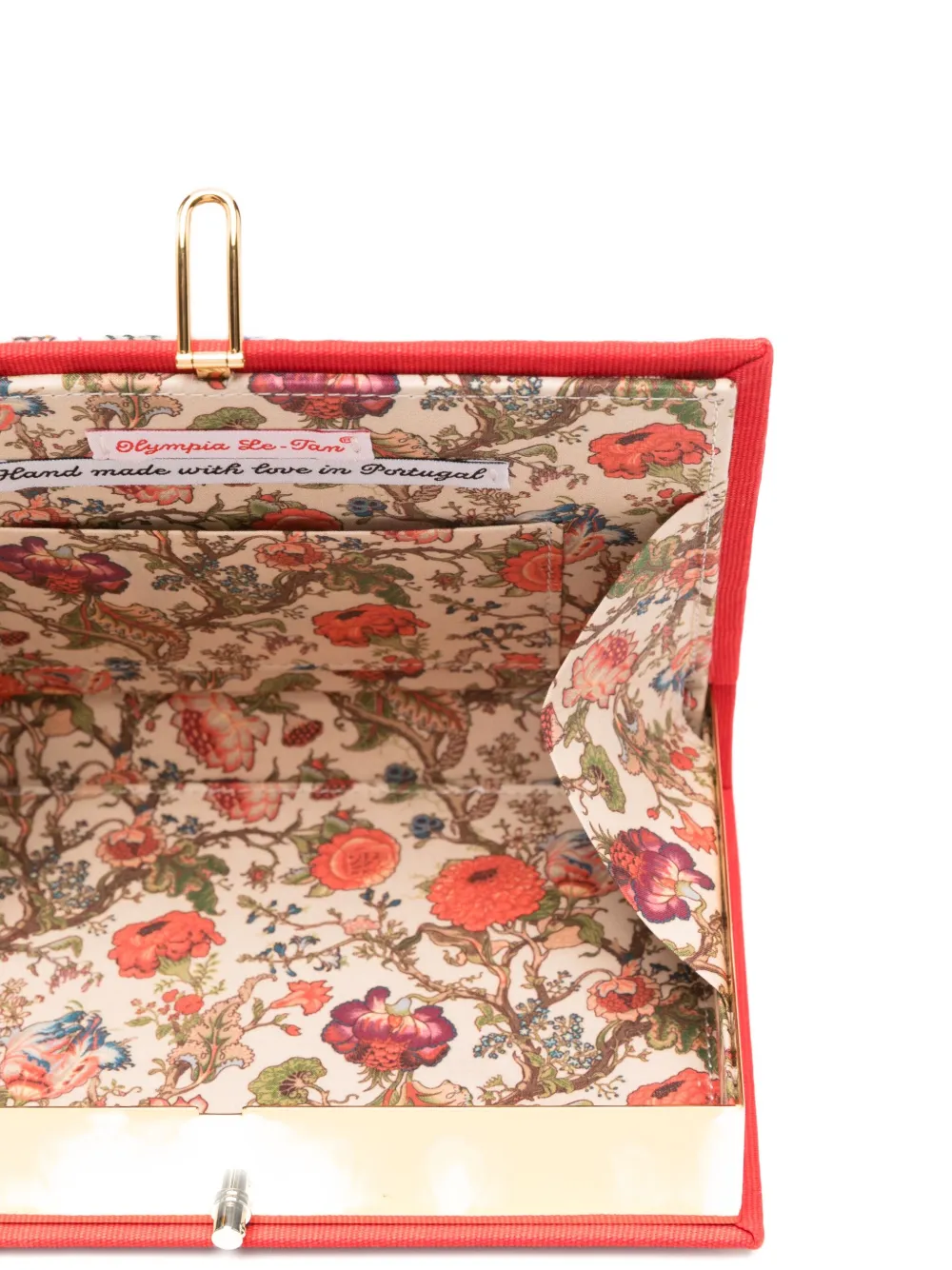 Olympia Le-tan X Mlle Mouns Ski In Gstaad Clutch In Multi