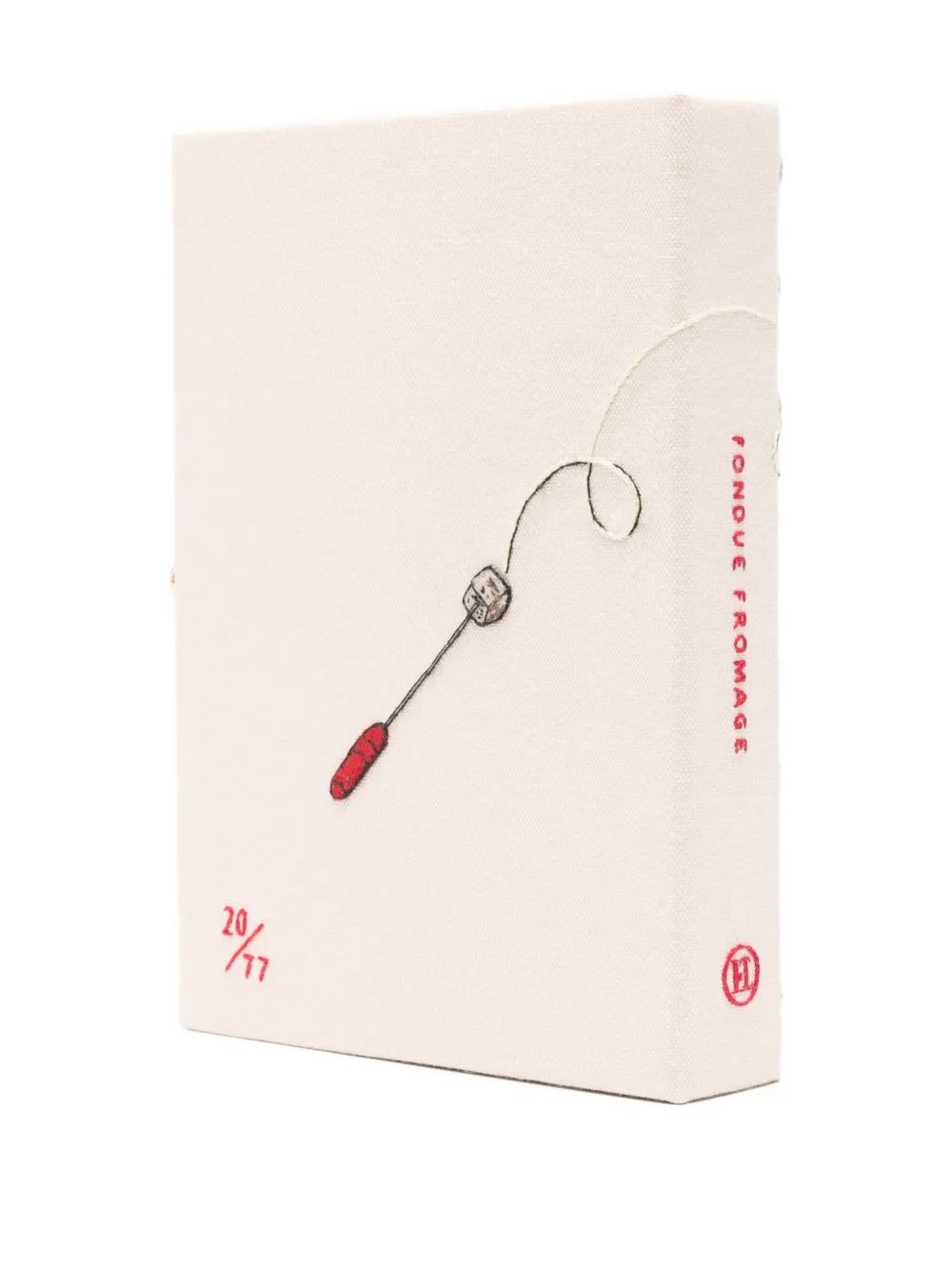 Olympia Le-tan Fondue Fromage Clutch In Brown