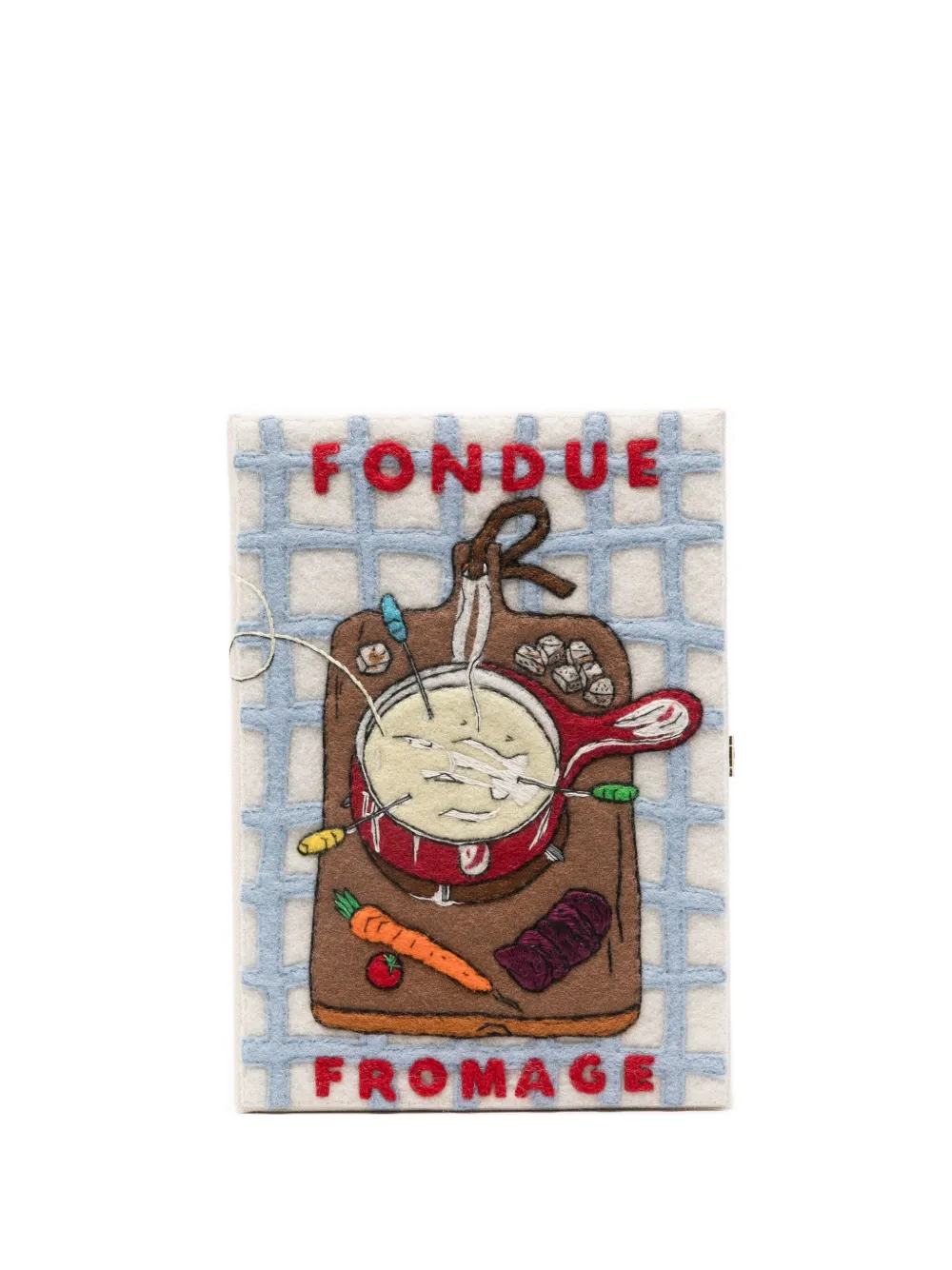 Olympia Le-Tan Fondue Fromage clutch | Neutrals | Image 1