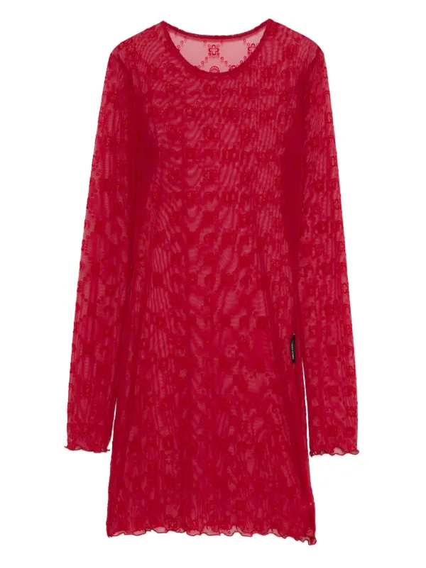 knee length dresses for ladies Marine Serre Mini Dresses Multicolour main image 1