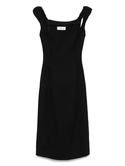 Marine Serre virgin wool sleeveless dress