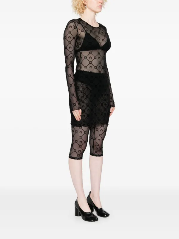 red carpet mesh dress Johnathan Kayne 3086 - Long Sequin Mesh, Mesh, Stretch Lining Sheath Dress
