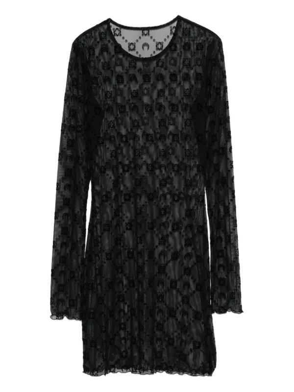 v. chapman nasturtium micro-mini dress The Geranium Dress in Dusk Blue Roses 14 / Dusk Blue Roses