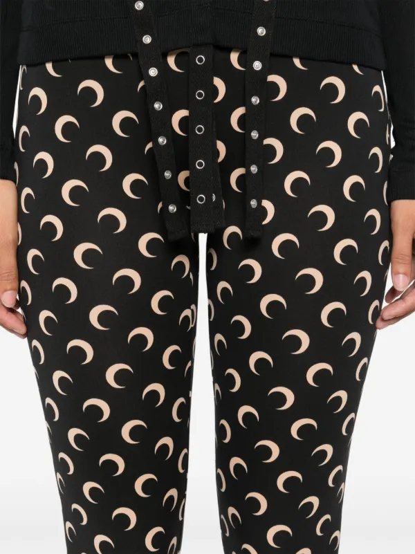 Marine Serre Crescent Moon パンツ | ブラック | FARFETCH JP