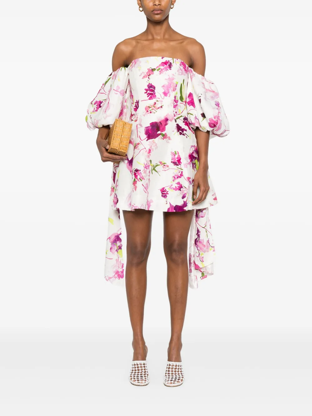 Aje Incarnation mini dress - Wit