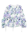 Aje Clover blouse - Purple