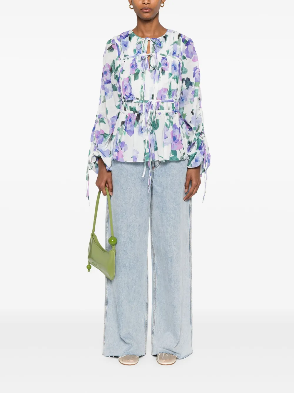 Aje Clover blouse - Paars