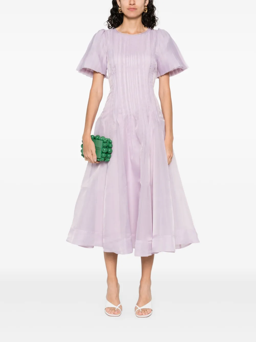 Aje Nova midi dress - Paars