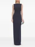 Cult Gaia cowl-back sleeveless gown - Blue