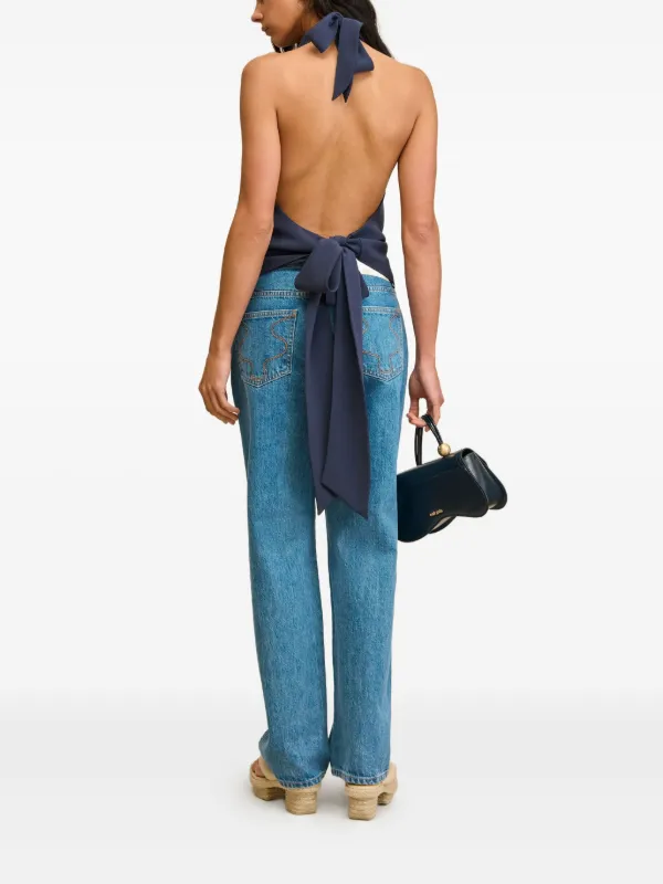 Cult Gaia Augusta cowl-neck Top | Blue | FARFETCH