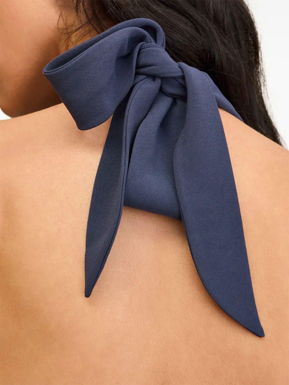 Cult Gaia Augusta cowl-neck top Blauw