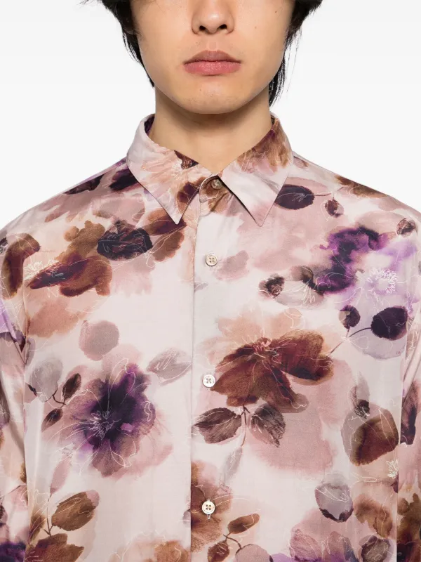 CALMLENCE フローラル シャツ | ピンク | FARFETCH JP