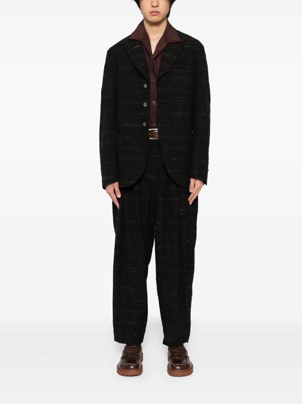 CALMLENCE pantalones tapered con pinzas triples | Pantalones tapered | Image 2