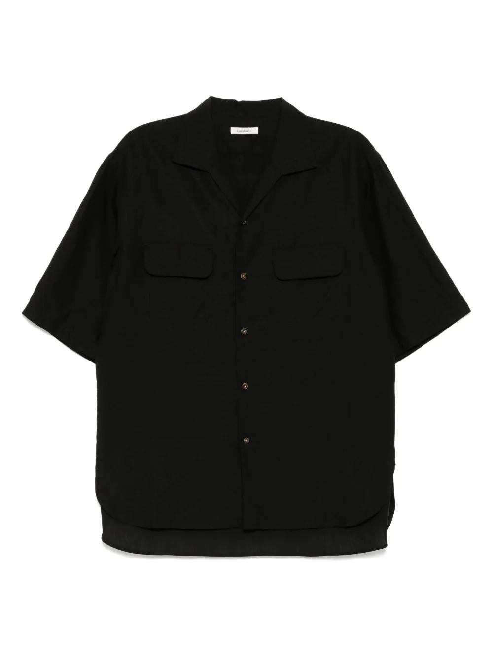 CALMLENCE camisa con cuello abierto | negro | Image 1