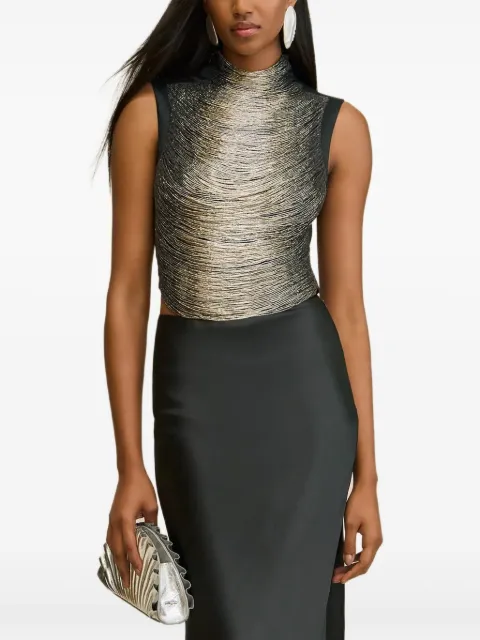 Cult Gaia Taraji bead-embellished tank top