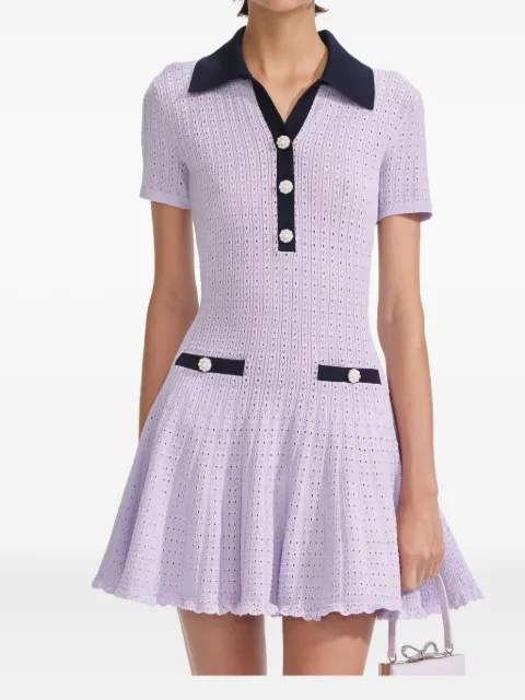 Self-Portrait knitted dress