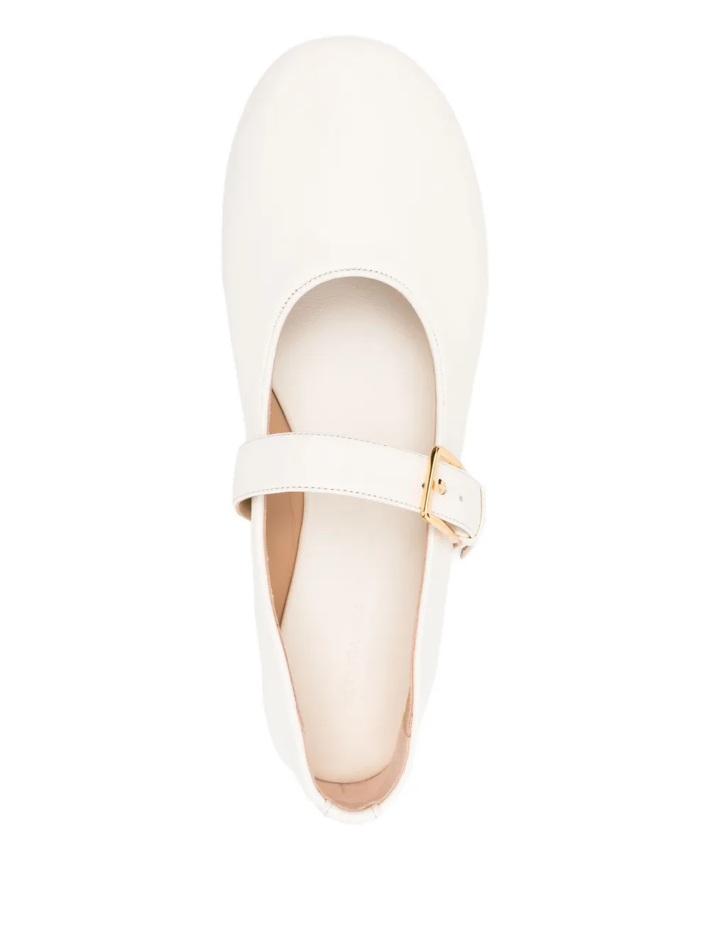 Dear Frances leather ballet flats Neutrals