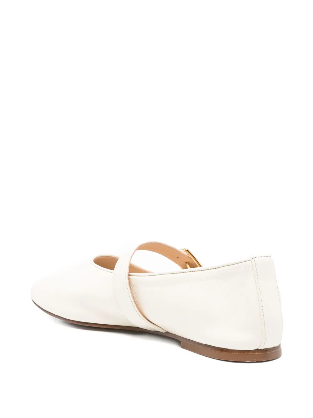 Dear Frances leather ballet flats Neutrals