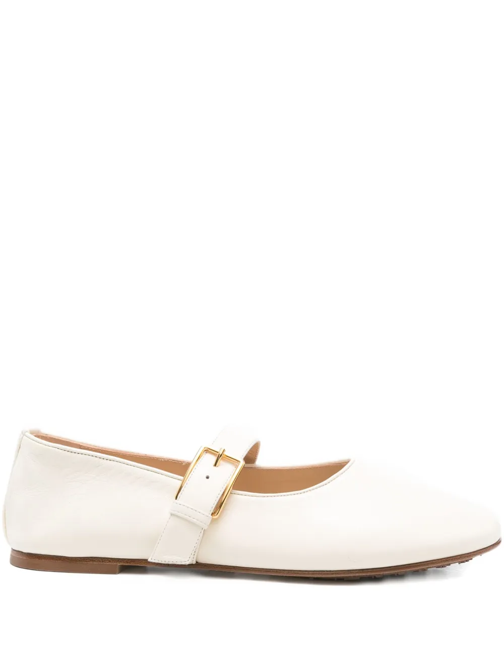 Dear Frances leather ballet flats Neutrals