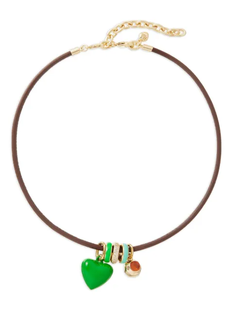Roxanne Assoulin heart-charm leather necklace