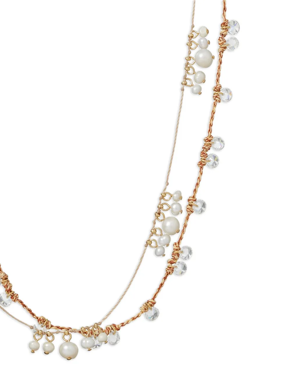 Roxanne Assoulin Drip Drop faux-pearl-embellished necklace - Wit