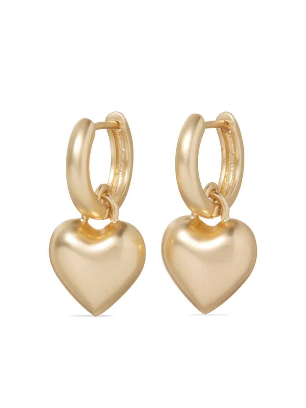 Roxanne Assoulin arracadas con dije corazón | dorado | Image 1