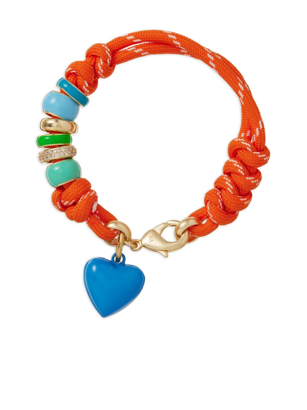 Roxanne Assoulin pulsera con dije de nudo | naranja | Image 1