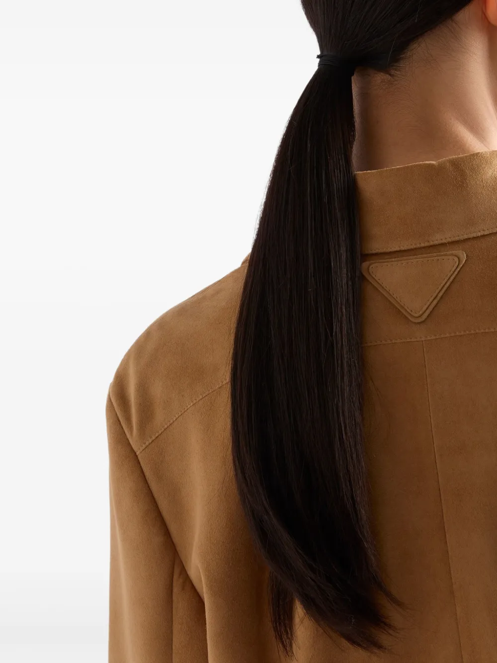 Prada Suède shirtjack Beige