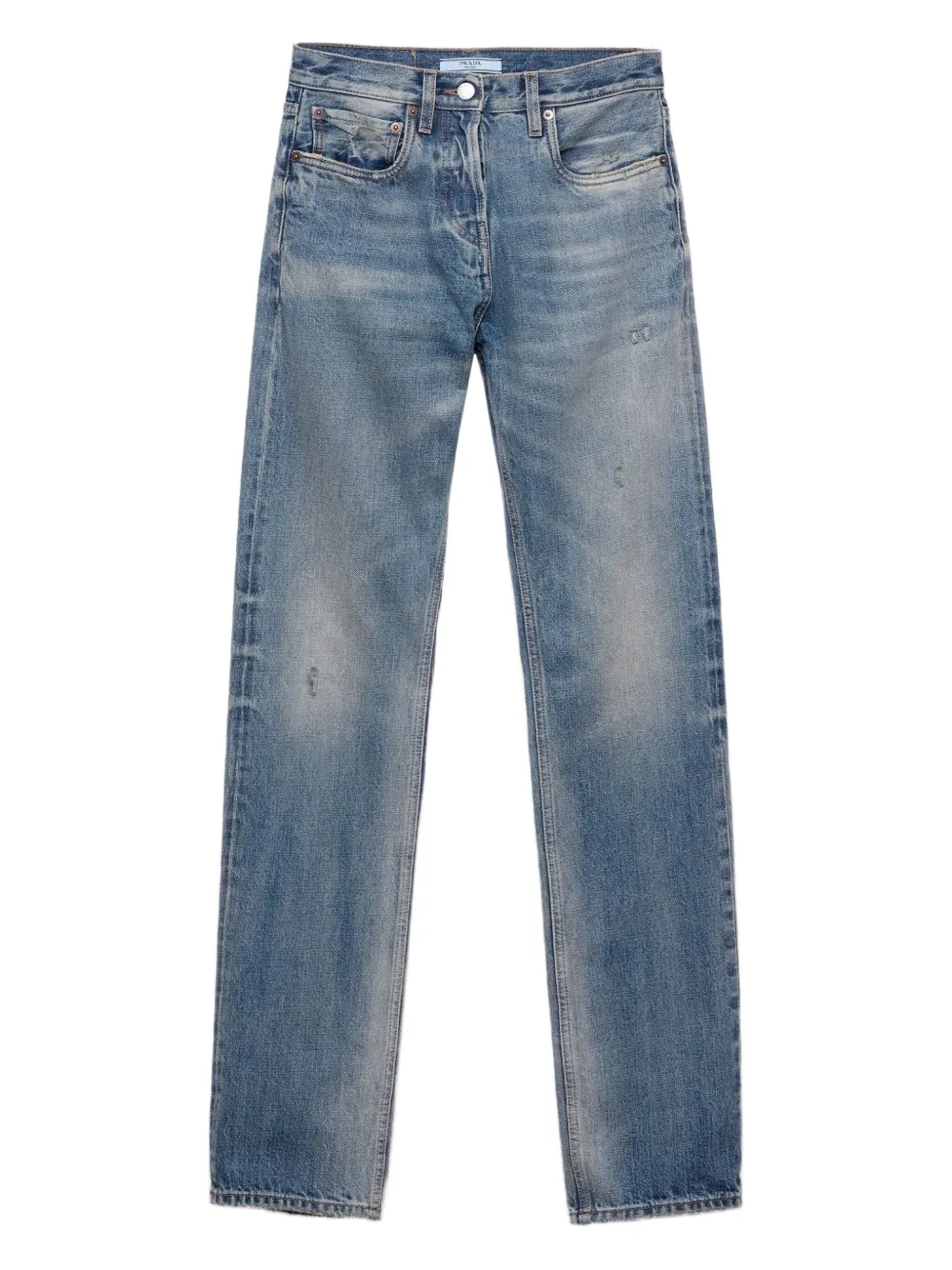 Prada Jeans Mit Logo-patch