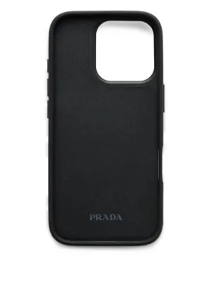 激レア【PRADA】iPhone14Pro パデットケース 3角ロゴ レザー 黒 激レア【PRADA】iPhone14Pro パデットケース 3角ロゴ レザー 黒