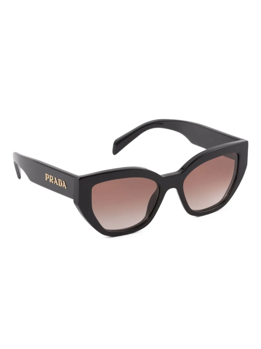 Prada Eyewear oversize-frame sunglasses - Zwart