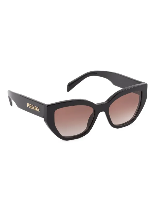 PRADA ブラック キャットアイ サングラス Prada Eyewear cat-eye Sunglasses | Black | FARFETCH CY