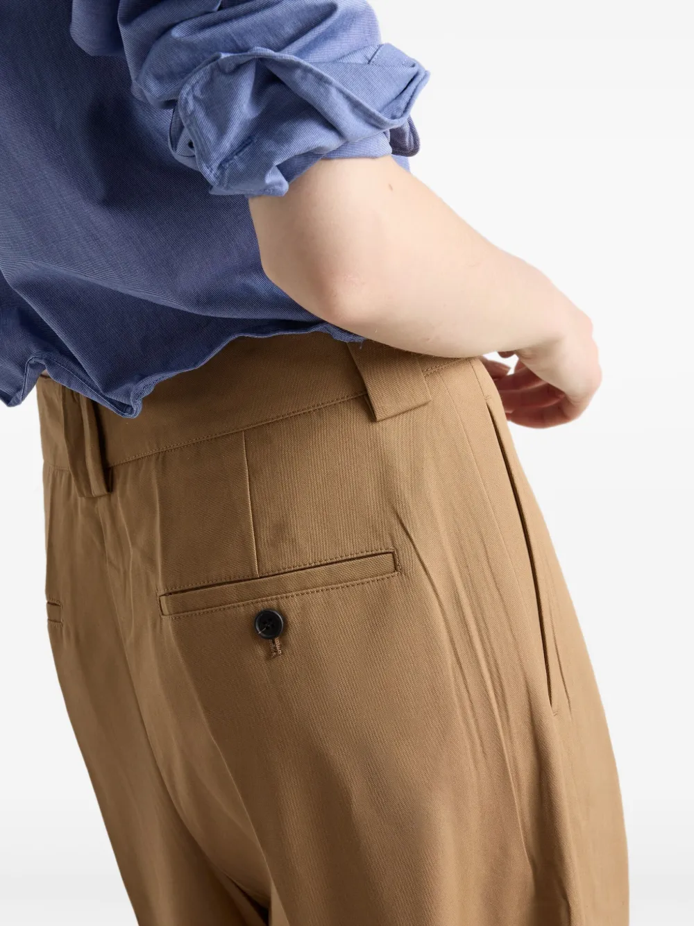 Prada ポプリンパンツ | ニュートラル | FARFETCH JP