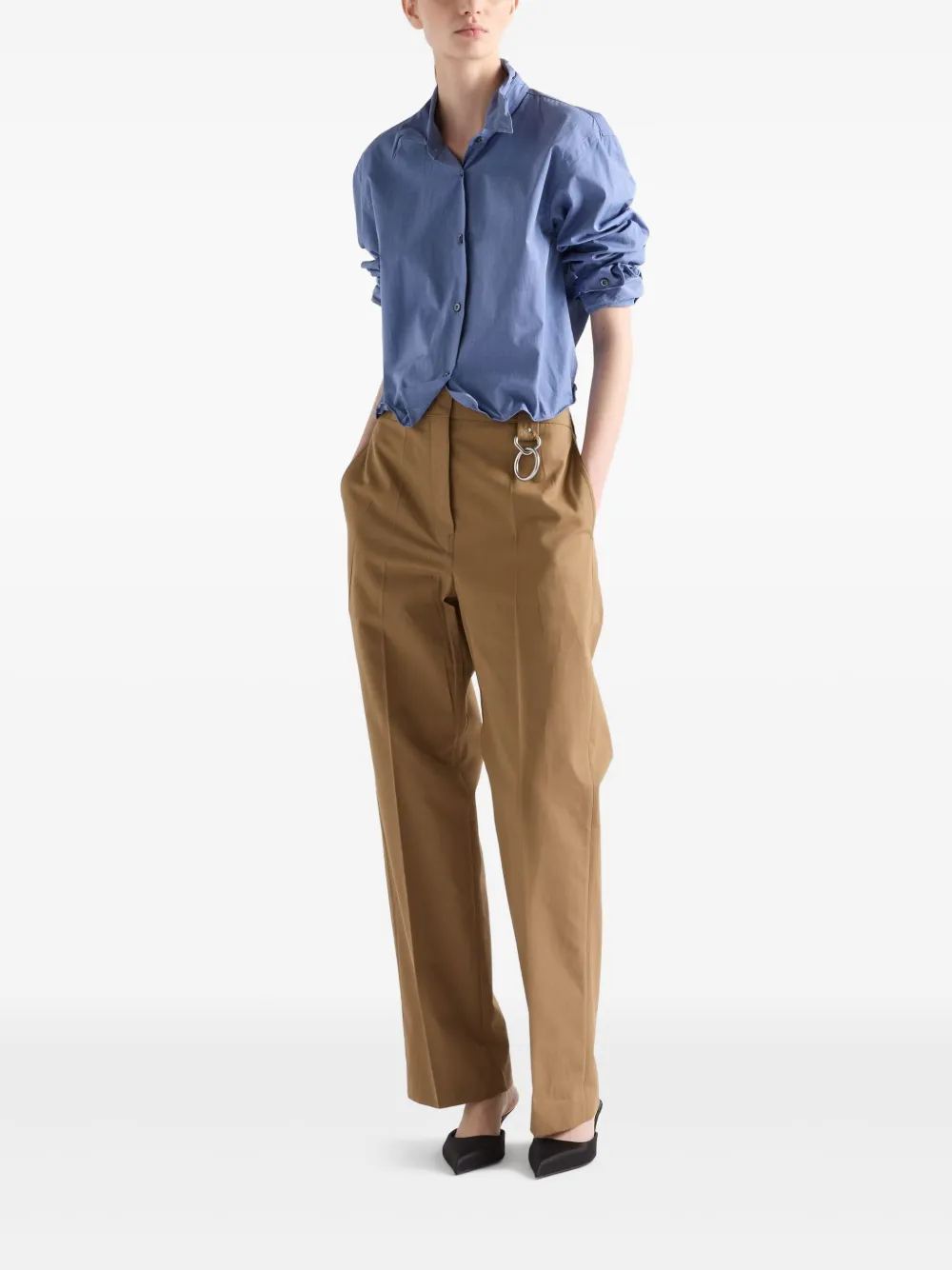 Prada poplin pants - Beige