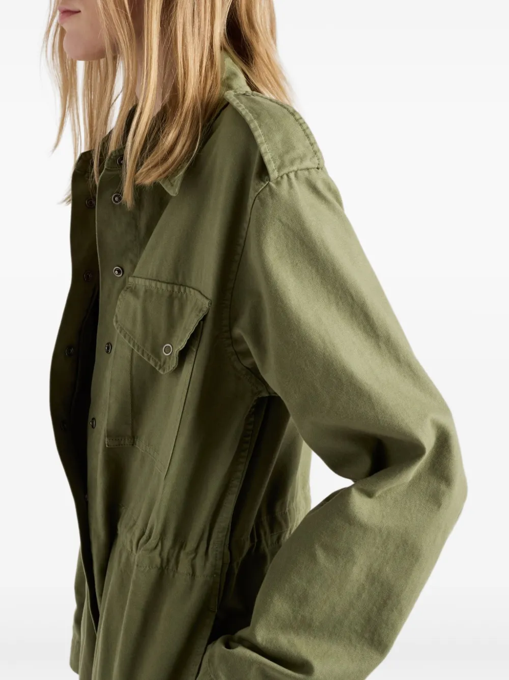 Prada Panama katoenen jumpsuit Groen