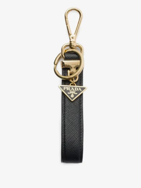 Prada porte-clés en cuir