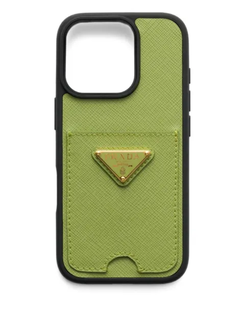 Prada Saffiano leather iPhone 16 Pro case 