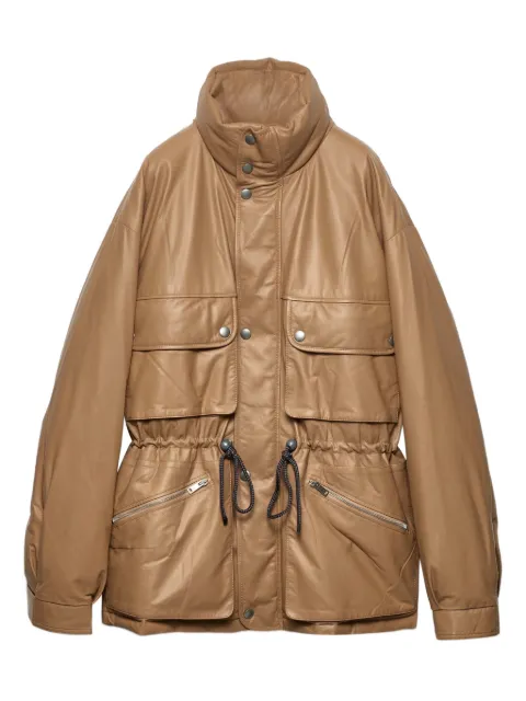 Prada Nappa leather coat