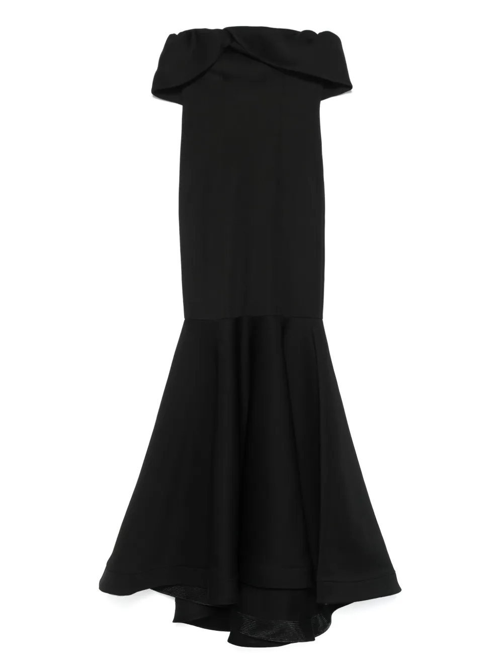 AAVVA off-shoulder gown | Black | Image 1