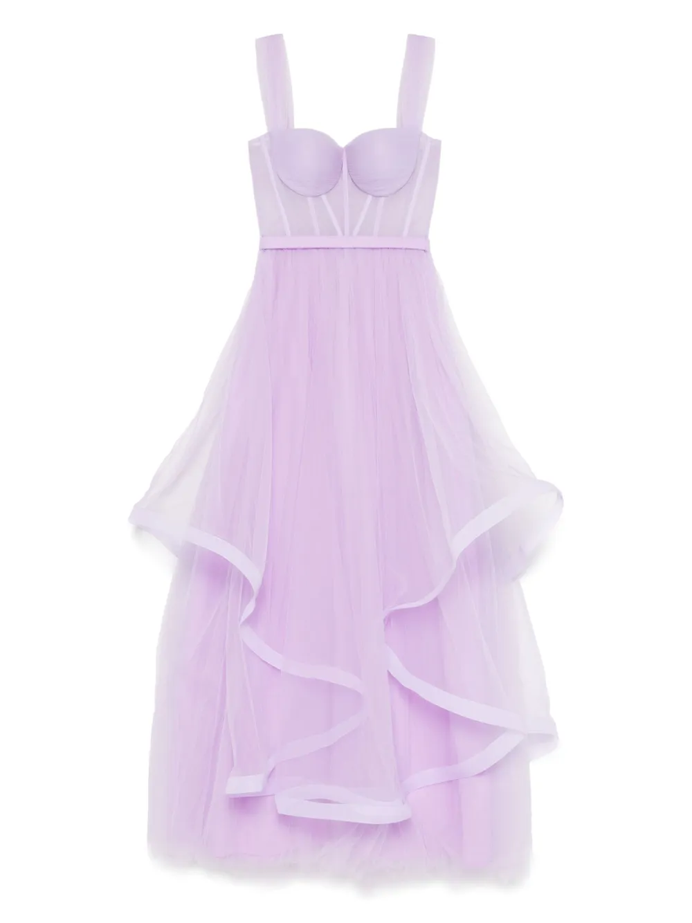 AAVVA long tulle gown | Purple | Image 1