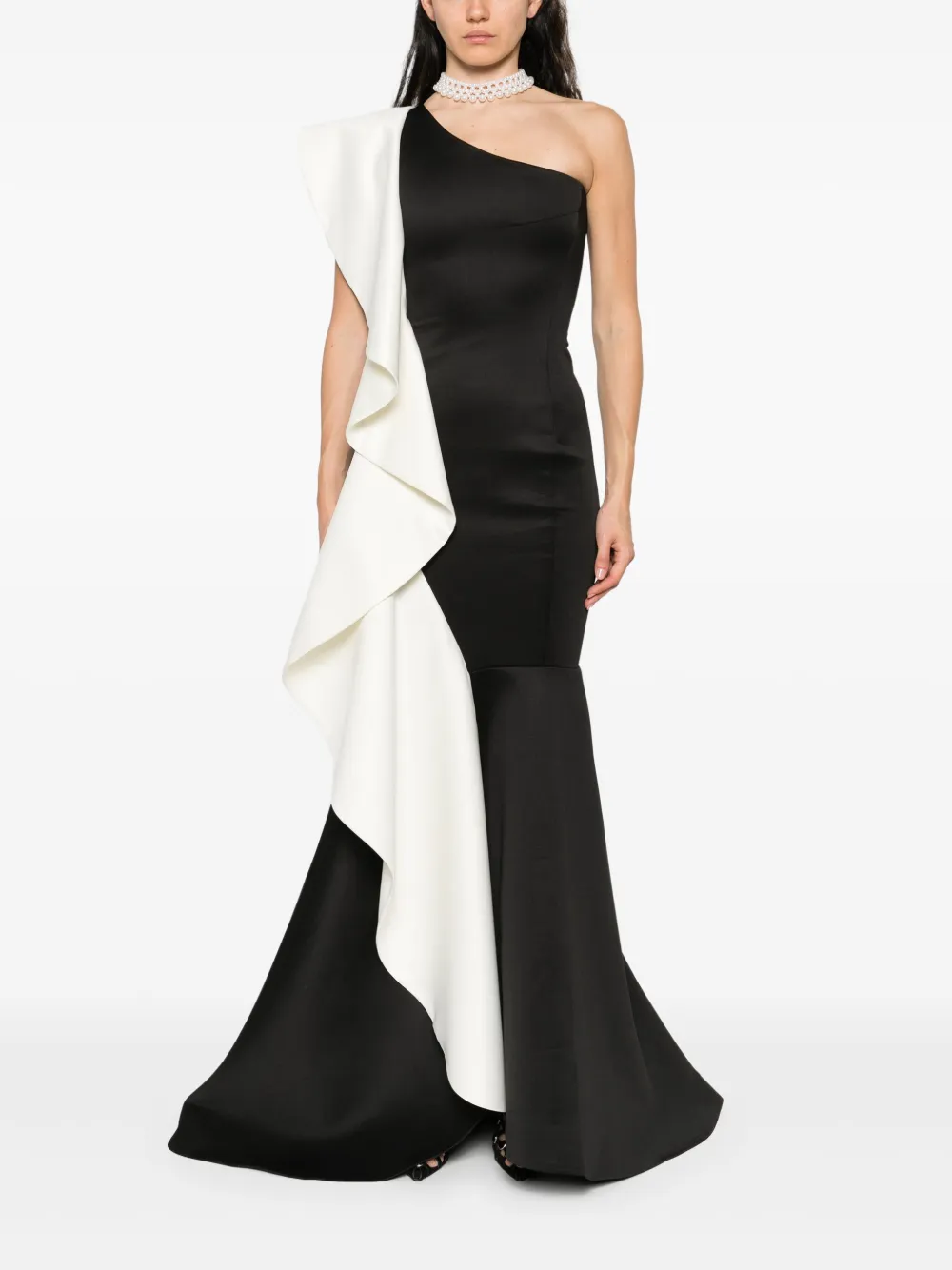 AAVVA  one-shoulder mermaid gown | Evening Dresses | Image 2