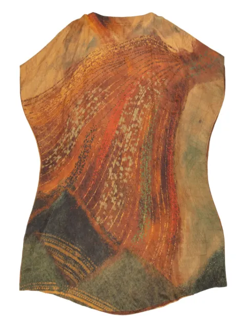 YANGKEHAN vestido corto con estampado gráfico