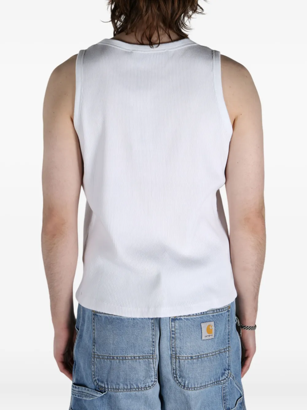 LGN LOUIS GABRIEL NOUCHI cut-out tank top Wit